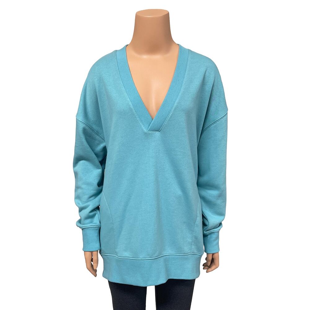 Champion Gameday Deep V Tunic Pullover Sweatshirt Sz S New Milky Way Sweatshirt